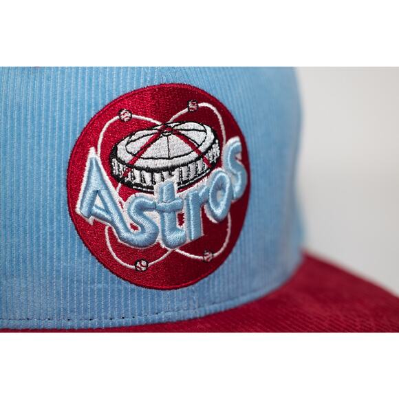 Houston Astros "Houston Oilers" Double Trophy Fitted Hat Size 7 1/8 - Picture 2 of 5